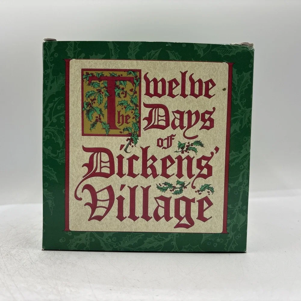 Dept 56 1995 Vintage HVC 12 Days Of Dickens Village Four Calling Birds 58379 EUC